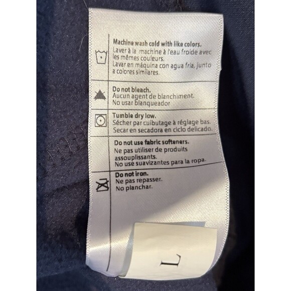 Carhartt Force Hoodie Mens L Large Navy Blue Relaxed Fit Pullover Sweatshirt - Picture 6 of 10